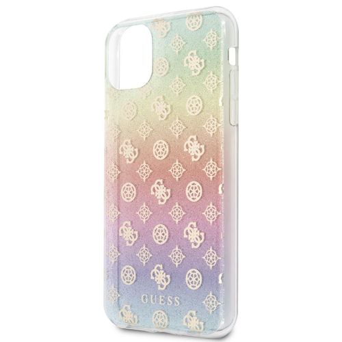 Guess 4G Peony Electroplated Pattern - Etui iPhone 11 Pro Max (tęczowy) na Arena.pl