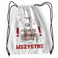 Plecak Dla Roberta Sportowy Szkolny Worek Torba Z Nadrukiem Ze Zdjęciem