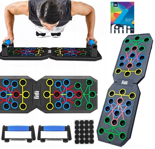 DESKA DO POMPEK PLATFORMA DO ĆWICZEŃ UCHWYTY WIELOFUNKCYJNA PUSH UP na Arena.pl