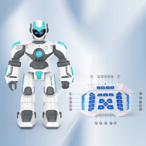 ROBOT DUŻY INTERAKTYWNY ZDALNIE GEST PROGRAMOWANY STEROWANIE GŁOSOWE LED na Arena.pl