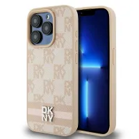 dkny dkhcp15lpcptssp iphone 15 pro6.1 różowy/pink hardcase leather