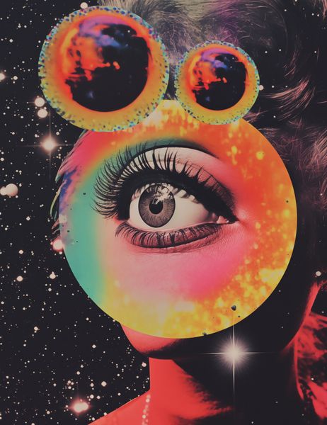 Plakat 50x65cm Oko w Kosmosie zdjęcie 1