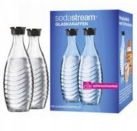 SZKLANE BUTELKI DO SATURATORA SODASTREAM 2SZT 0,6L KARAFKI BUTLE DO CRYSTAL