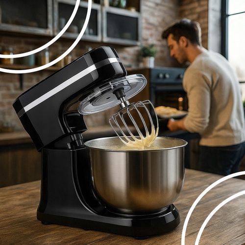 ROBOT KUCHENNY PLANETARNY Z MISĄ 6L WIELOFUNKCYJNY MIKSER 3w1 3200W XL na Arena.pl