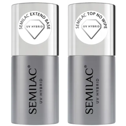 SEMILAC BAZA EXTEND + TOP NO WIPE 7ML na Arena.pl