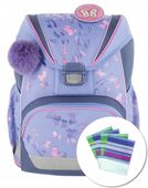 Tornister HERLITZ ULTRALIGHT BUTTERFLY PARADISE + TECZKA A4 Z ZAPIĘCIEM