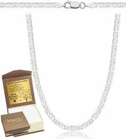 Łańcuszek Srebrny Męski Gucci Pełny Diamentowany 3,50 mm pr 925