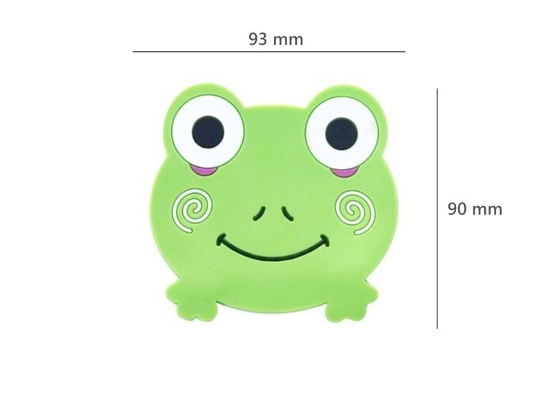 Silikonowa podkładka pod kubek dla dzieci żaba zdjęcie 2