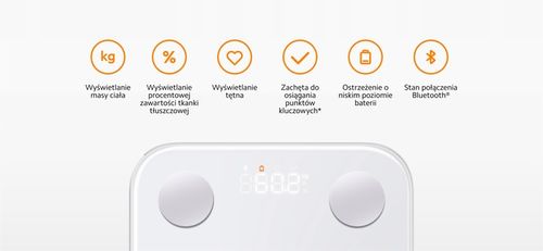 Inteligentna Waga Łazienkowa Xiaomi Body Composition Scale S400 analityczna na Arena.pl
