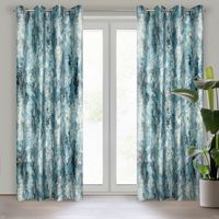 Zasłona gotowa na przelotkach MALIA 140x250 Eurofirany niebieska