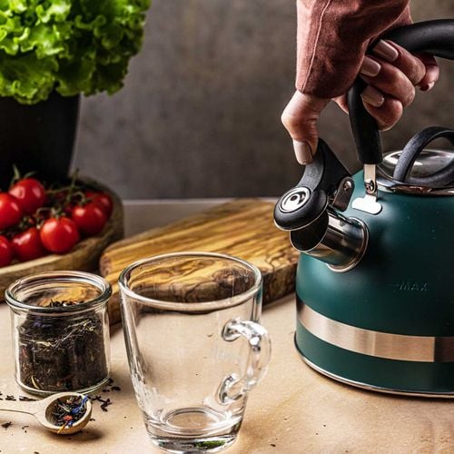 czajnik 1,8l z gwizdkiem kinghoff kh-1855 zielony na Arena.pl