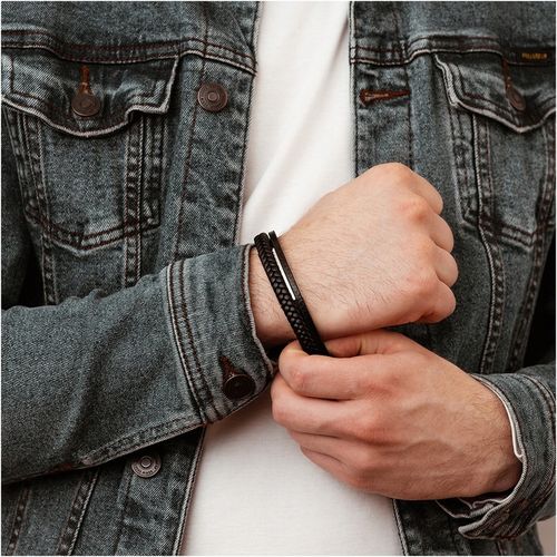 Bransoletka dla Syna z grawerem Prezent na Dzień Dziecka pleciona BLINGART na Arena.pl