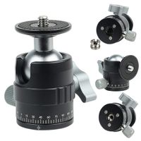 Obrotowa Głowica Kulowa Panoramiczna do Statywu Aparatu 1/4" na 1/4" 3/8"