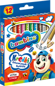 KREDKI W OPRAWIE DREWNIANEJ JUMBO 12 BAMBINO