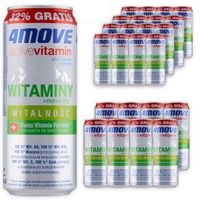 4Move Active Vitamin Witalność Napój gazowany smak limonki 330 ml x24 sztuk