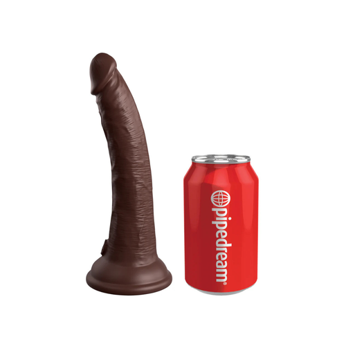 dildo 18cm king cock elite dual density cock brown pipedream na Arena.pl
