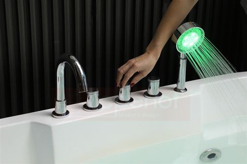 Wirujące dysze Wanna z hydromasażem BZX-675 prostokątna 170cmx850cmx60cm z na Arena.pl