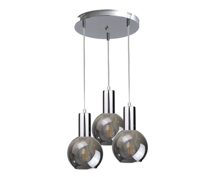 Lampa wisząca 3xE27 SUPRA SILVER zdjęcie 1