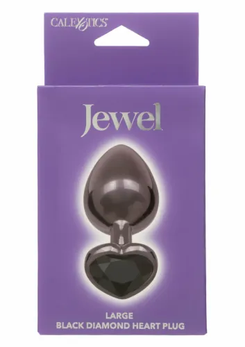 calexotics diamond heart plug large - elegancki model z kryształowym na Arena.pl