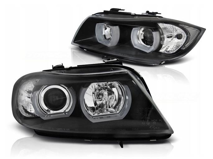 LAMPY REFLEKTORY DO BMW E90/E91 OD 2005 DO 2008 Roku LED 3D GRATIS H1, H7 zdjęcie 2