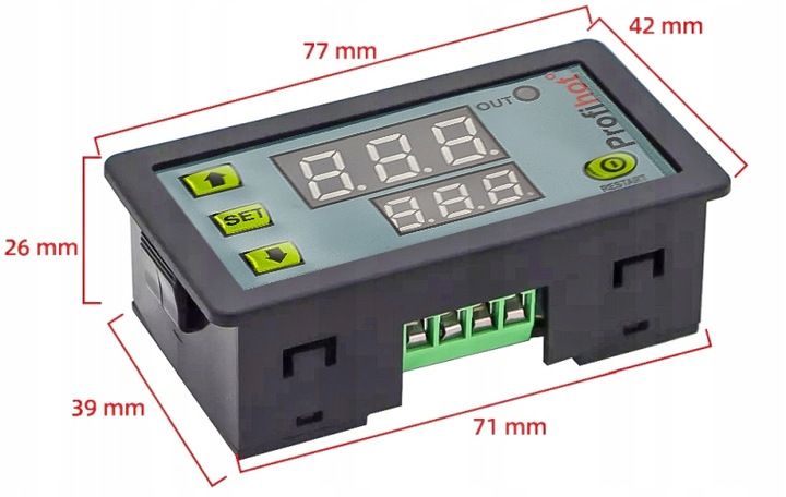 TIMER PROGRAMATOR PRZEKAŹNIK CZASOWY ZEGAR CZASÓWKA 230V 1500W T3230 zdjęcie 3
