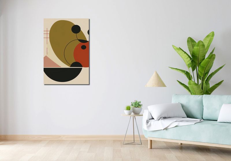 Obraz 60x90cm Geometryczny Balans zdjęcie 2