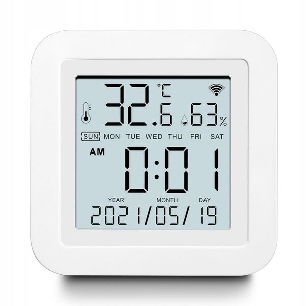 CZUJNIK TEMPERATURY I WILGOTNOŚCI WIFI SMART LIFE TUYA TERMOMETR HIGROMETR zdjęcie 9