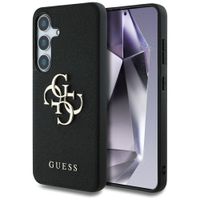 Etui Guess Grained Big 4G Logo Small Cdo Samsung Galaxy S25 czarny
