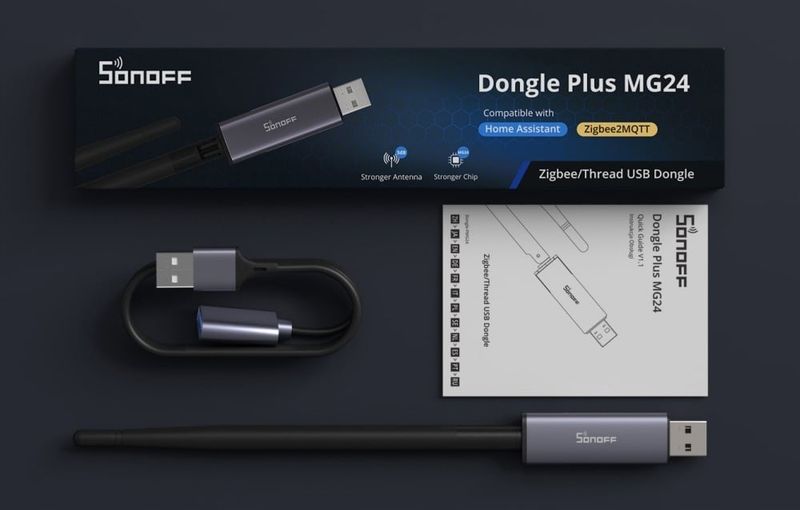 Sonoff Dongle Plus MG24 Zigbee Thread USB Bramka Koordynator Zigbee2MQTT zdjęcie 11