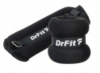 DrFit obciążniki na kostki i nadgarstki fitness siłownia 2x 1 kg