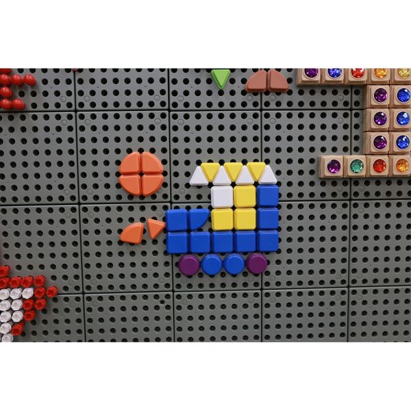 MASTERKIDZ Geometryczne Elementy Tablic 256 szt zdjęcie 10