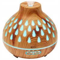 DYFUZOR ZAPACHOWY NAWILŻACZ POWIETRZA 400ML LED AROMATERAPIA TIMER PILOT