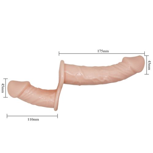 Dwustronny Penis Strap On Pegging Dla Par Wibracje na Arena.pl