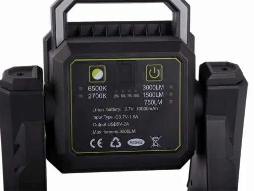 HALOGEN REFLEKTOR AKUMULATOR PRZENOŚNY LED COB USB zdjęcie 4