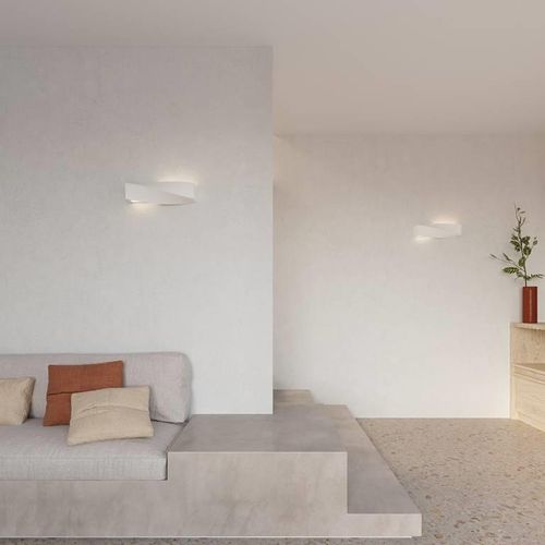 Kinkiet LAMPA ścienna SL.0003 ceramiczna OPRAWA przyścienna biała na Arena.pl