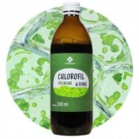 Chlorofil w płynie 500 ml Naturalne oczyszczenie i odkwaszenie