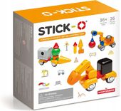 MAGFORMERS KLOCKI MAGNETYCZNE STICK-O ZESTAW KONST