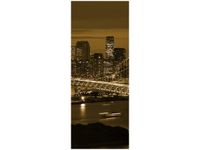 40X100CM RAINBOW BRIDGE TOKIO OBRAZ PION