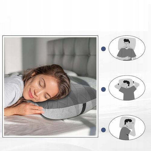 PODUSZKA SAMOPOMPUJĄCA Z POKROWCEM 43X28 KEMPING POD NAMIOT WYGODNA LEKKA na Arena.pl