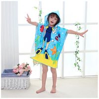 ręcznik plażowy peleryna dziecięca pel01wz8
