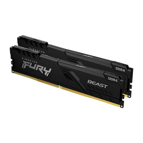 Pamięć DDR4 Kingston Fury Beast 32GB (2x16GB) 3200MHz CL16 1,35V czarna na Arena.pl