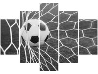 105CM 150CM OBRAZ 5 ELEM PIŁKA BRAMCE DRUK