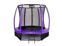 Trampolina Ogrodowa Jumpi 252cm/8FT Maxy Comfort Plus Fioletowa