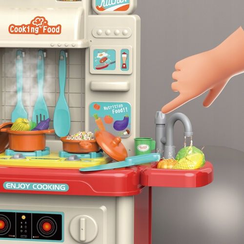 KUCHNIA DLA DZIECI ZESTAW KRAN GARNKI + AKCESORIA INTERAKTYWNA WODA PARA na Arena.pl