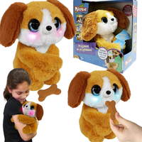 Milusie Pluszak Interaktywny Piesek Efekty Dźwiękowe Świetlne Maskotka