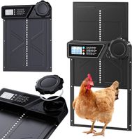 Automatyczne Drzwi Do Kurnika Z Timerem Blokada Przytrzaśnięcia Wodoodporne