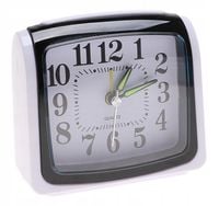 ZEGAR z ALARMEM Budzik na Baterie Zegarek Klasyczny z Podświetleniem 5792