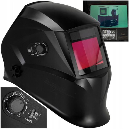 Przyłbica automatyczna MASKA samościemniająca SHERMAN V4 DO SPAWANIA MIG na Arena.pl