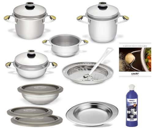 Zestaw naczyń Zepter  Z-Line - Standard PLUS, 18 elementów + Prezent na Arena.pl