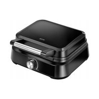 Gofrownica MPM MGO-40 1500W MOCNA CZARNA TERMOSTAT 2 GOFRY